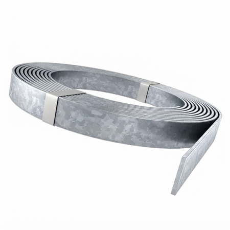 Platband zincat 50 x 3 mm, 6 metri